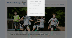 Desktop Screenshot of fussballverband-stadt-leipzig.de