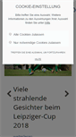 Mobile Screenshot of fussballverband-stadt-leipzig.de